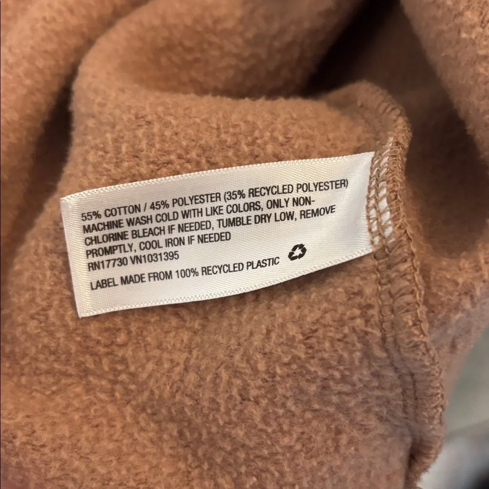 5/$25🌼 Wild Fable Tan Cut-Cropped Crewneck Sweatshirt size XL